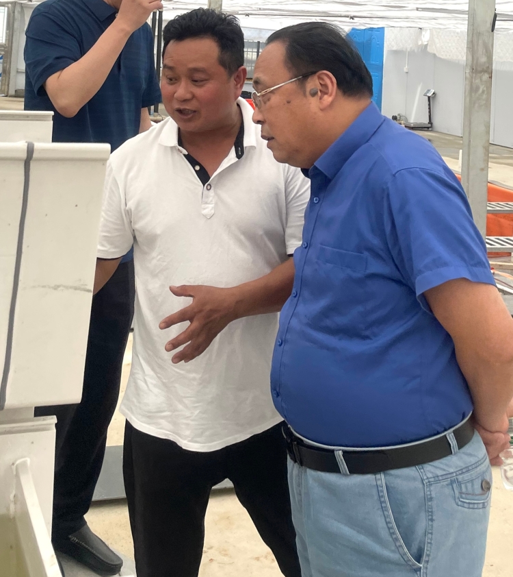 名贯彩票党委委员、副主任程均一行前往澳龙基地考察调研