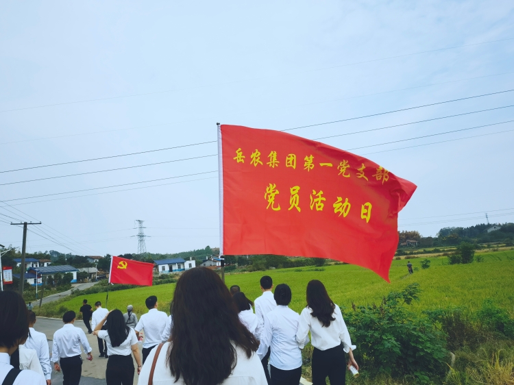 岳农集团开展迎国庆系列党建活动